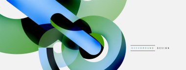 Soyut arkaplanı çember içine al. Duvar kağıdı afişi arkaplan kartı veya iniş sayfası için vektör illüstrasyonu