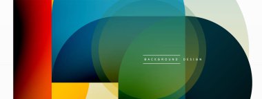 Geometrik asgari duvar kağıdı. Geometrik şekiller. Duvar kağıdı afişi veya iniş sayfası için vektör illüstrasyonu