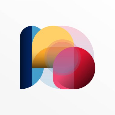 Yuvarlak üçgen çizgileri ve daireleri şekillendirir. Duvar kağıdı afişi arkaplanı veya iniş sayfası için Geometrik vektör çizimi