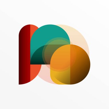 Yuvarlak üçgen çizgileri ve daireleri şekillendirir. Duvar kağıdı afişi arkaplanı veya iniş sayfası için Geometrik vektör çizimi