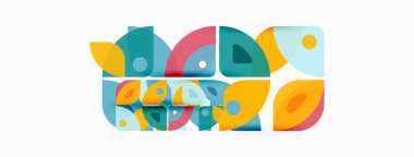 Çizgiler, kareler, daireler ve üçgenler. Duvar kağıdı, pankart, arkaplan, sunum veya iniş sayfası için Geometrik soyut arkaplan