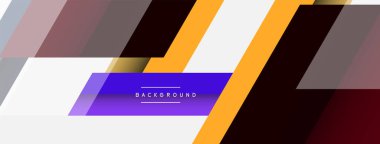 Vektör arkaplanı. Gölge efektli soyut örtüşen renk çizgileri tasarımı. Duvar kağıdı afişi için resim arkaplanı veya iniş sayfası