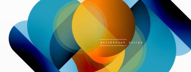 Geometrik asgari duvar kağıdı. Geometrik şekiller. Duvar kağıdı afişi veya iniş sayfası için vektör illüstrasyonu