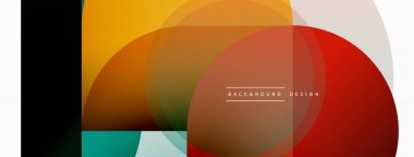 Geometrik asgari duvar kağıdı. Geometrik şekiller. Duvar kağıdı afişi veya iniş sayfası için vektör illüstrasyonu