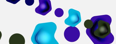 Beyaz arka planda renkli ok şekilleri. Minimum geometrik soyut arkaplan. Duvar kağıdı afişi veya iniş sayfası için vektör illüstrasyonu