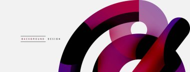 Soyut arkaplanı çember içine al. Duvar kağıdı afişi arkaplan kartı veya iniş sayfası için vektör illüstrasyonu