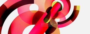 Soyut arkaplanı çember içine al. Duvar kağıdı afişi arkaplan kartı veya iniş sayfası için vektör illüstrasyonu