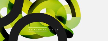 Soyut arkaplanı çember içine al. Duvar kağıdı afişi arkaplan kartı veya iniş sayfası için vektör illüstrasyonu