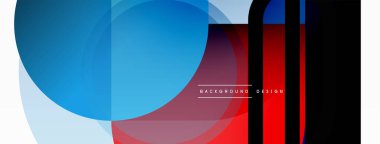 Yaratıcı geometrik duvar kağıdı. Asgari çember üçgen ve kare çizgi soyut arkaplan. Duvar kağıdı afişi veya iniş sayfası için vektör illüstrasyonu