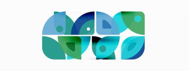 Çizgiler, kareler, daireler ve üçgenler. Duvar kağıdı, pankart, arkaplan, sunum veya iniş sayfası için Geometrik soyut arkaplan