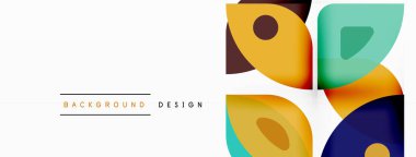 Çizgiler, kareler, daireler ve üçgenler. Duvar kağıdı, pankart, arkaplan, sunum veya iniş sayfası için Geometrik soyut arkaplan