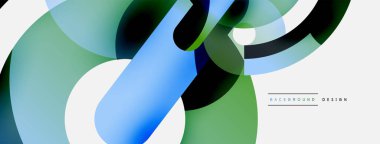 Soyut arkaplanı çember içine al. Duvar kağıdı afişi arkaplan kartı veya iniş sayfası için vektör illüstrasyonu