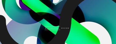 Soyut arkaplanı çember içine al. Duvar kağıdı afişi arkaplan kartı veya iniş sayfası için vektör illüstrasyonu