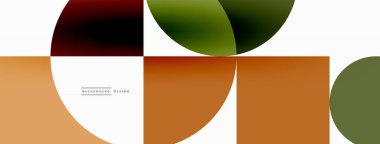 Güzel soyut bir arka plan. Çemberler, üçgen şekiller ve kareler. Duvar kağıdı, pankart, arkaplan veya iniş için en küçük geometrik şablon