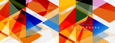 Renkli üçgen bileşimi, geometrik soyut arkaplan. Tekno veya iş konsepti, duvar kağıdı, afiş, arkaplan, iniş sayfası deseni