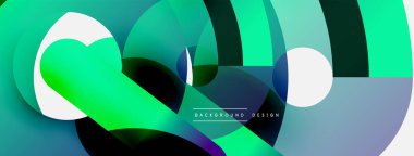 Soyut arkaplanı çember içine al. Duvar kağıdı afişi arkaplan kartı veya iniş sayfası için vektör illüstrasyonu