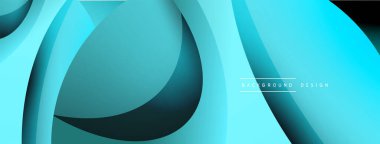 Yaratıcı geometrik duvar kağıdı. Asgari soyut arkaplan. Duvar kağıdı arkaplanı veya iniş sayfası için daire ve dalga kompozisyon vektör çizimi