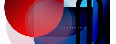 Yaratıcı geometrik duvar kağıdı. Asgari çember üçgen ve kare çizgi soyut arkaplan. Duvar kağıdı afişi veya iniş sayfası için vektör illüstrasyonu