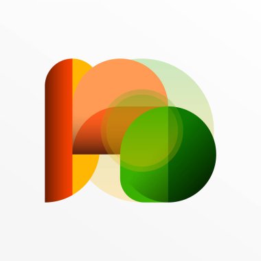 Yuvarlak üçgen çizgileri ve daireleri şekillendirir. Duvar kağıdı afişi arkaplanı veya iniş sayfası için Geometrik vektör çizimi