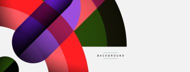 Moda şekilleri, renk minimal tasarım bileşimi, duvar kağıdı afişi veya iniş sayfası için çizgiler ve gölgeler