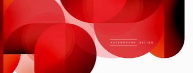 Yaratıcı geometrik duvar kağıdı. Asgari çember üçgen ve kare çizgi soyut arkaplan. Duvar kağıdı afişi veya iniş sayfası için vektör illüstrasyonu