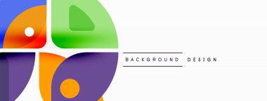 Çizgiler, kareler, daireler ve üçgenler. Duvar kağıdı, pankart, arkaplan, sunum veya iniş sayfası için Geometrik soyut arkaplan