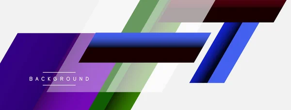 Fundo vetorial. Abstrato sobreposição de design de linhas de cores com efeitos de sombra. Ilustração para fundo banner papel de parede ou landing page —  Vetores de Stock