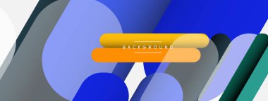 Soyut arkaplan. Yuvarlak şekiller, gri arkaplanda çizgiler. Duvar kağıdı afişi veya iniş sayfası için vektör illüstrasyonu