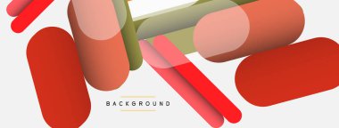 Soyut arkaplan. Yuvarlak şekiller, gri arkaplanda çizgiler. Duvar kağıdı afişi veya iniş sayfası için vektör illüstrasyonu