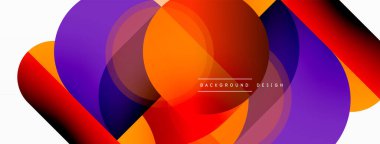 Geometrik asgari duvar kağıdı. Geometrik şekiller. Duvar kağıdı afişi veya iniş sayfası için vektör illüstrasyonu