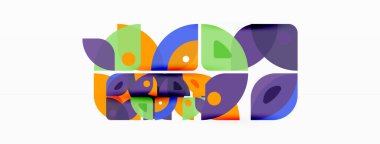 Çizgiler, kareler, daireler ve üçgenler. Duvar kağıdı, pankart, arkaplan, sunum veya iniş sayfası için Geometrik soyut arkaplan