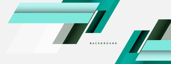 Background. Geometric diagonal square shapes and lines abstract composition. Vector illustration for wallpaper banner background or landing page — Stock Vector