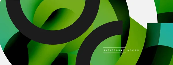 Cirkel abstracte achtergrond. Vector illustratie voor behang banner achtergrond kaart of landing pagina — Stockvector