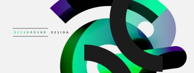 Soyut arkaplanı çember içine al. Duvar kağıdı afişi arkaplan kartı veya iniş sayfası için vektör illüstrasyonu