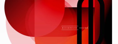 Yaratıcı geometrik duvar kağıdı. Asgari çember üçgen ve kare çizgi soyut arkaplan. Duvar kağıdı afişi veya iniş sayfası için vektör illüstrasyonu