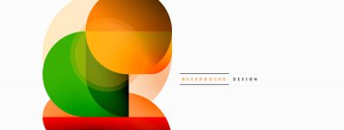 Yaratıcı geometrik duvar kağıdı. Asgari çember üçgen ve kare çizgi soyut arkaplan. Duvar kağıdı afişi veya iniş sayfası için vektör illüstrasyonu