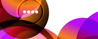 Akışkan eğimler, girdaplar ve daireler. Parlak renk çizgileri. Duvar Kağıdı, Sancak, Arkaplan, İniş Sayfası için Vektör İllüstrasyonu