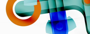 Renkli geometrik çizgiler, soyut arkaplan çizgileri. Duvar kağıdı, afiş ve sunum için en küçük geometrik şablon