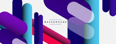 Soyut arkaplan. Yuvarlak şekiller, gri arkaplanda çizgiler. Duvar kağıdı afişi veya iniş sayfası için vektör illüstrasyonu