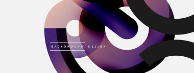 Soyut arkaplanı çember içine al. Duvar kağıdı afişi arkaplan kartı veya iniş sayfası için vektör illüstrasyonu