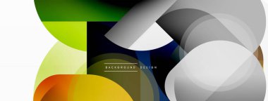 Geometrik asgari duvar kağıdı. Geometrik şekiller. Duvar kağıdı afişi veya iniş sayfası için vektör illüstrasyonu