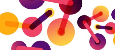 Ağ konsepti soyut arka plan. Nokta bağlantısı. Büyük veri fikri. Duvar kağıdı, afiş, arkaplan veya iniş için iş şablonu