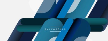 Soyut arkaplan. Yuvarlak şekiller, gri arkaplanda çizgiler. Duvar kağıdı afişi veya iniş sayfası için vektör illüstrasyonu