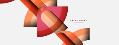 Moda şekilleri, renk minimal tasarım bileşimi, duvar kağıdı afişi veya iniş sayfası için çizgiler ve gölgeler