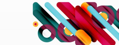 Çizgiler geometrik arkaplan. Çizgiler ve halkalar kompozisyon iş şablonu Duvar kağıdı, afiş, arkaplan veya iniş için