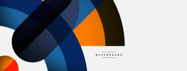 Moda şekilleri, renk minimal tasarım bileşimi, duvar kağıdı afişi veya iniş sayfası için çizgiler ve gölgeler