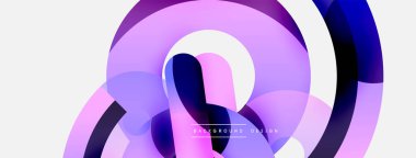 Soyut arkaplanı çember içine al. Duvar kağıdı afişi arkaplan kartı veya iniş sayfası için vektör illüstrasyonu