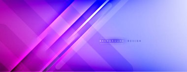 Soyut arkaplan - çizgiler ışık ve gölgelerle oluşturuldu. Teknoloji ya da iş dijital şablonu. Dinamik arkaplan ile basit akışkan renk gradyanı