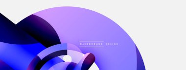 Soyut arkaplanı çember içine al. Duvar kağıdı afişi arkaplan kartı veya iniş sayfası için vektör illüstrasyonu