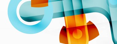 Renkli geometrik çizgiler, soyut arkaplan çizgileri. Duvar kağıdı, afiş ve sunum için en küçük geometrik şablon